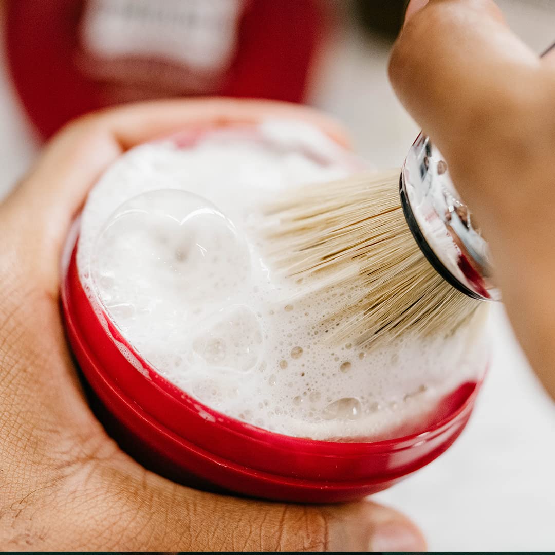 Proraso Shaving Soap - Sandalwood Oil & Shea Butter - Moisturizing & Nourishing Shave Soap in a Bowl for Coarse or Hard Beards - Premium Italian Shaving for Men - 5.2oz