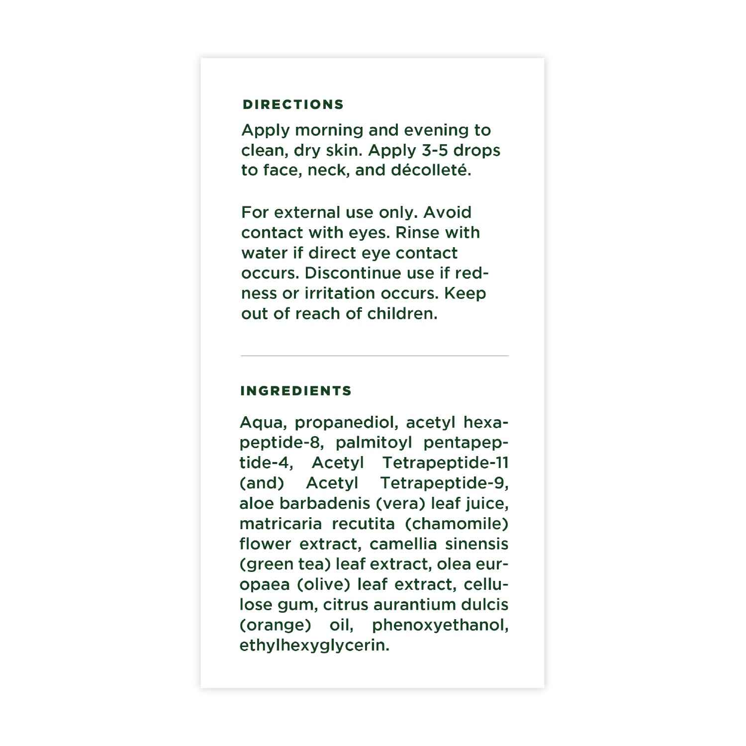 Tree of Life Beauty Hydrating Facial Serum Collagen Peptides with Argireline and Replexium - Anti Aging and Wrinkle Reduction (1oz) and Silicone Reusable Under Eye Patches for Puffy Eyes