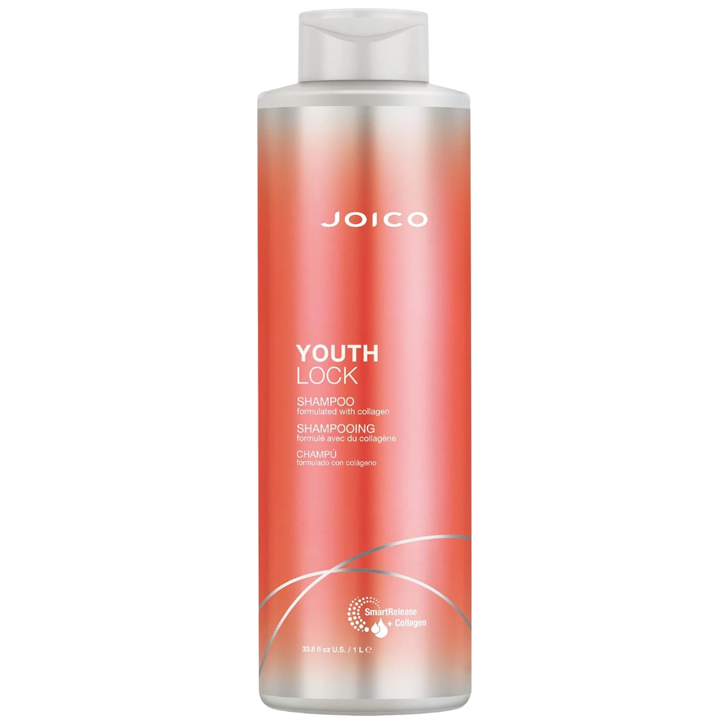 Joico YouthLock Shampoo - Collagen-Infused for Youthful Body & Bounce | Reduces Breakage & Frizz