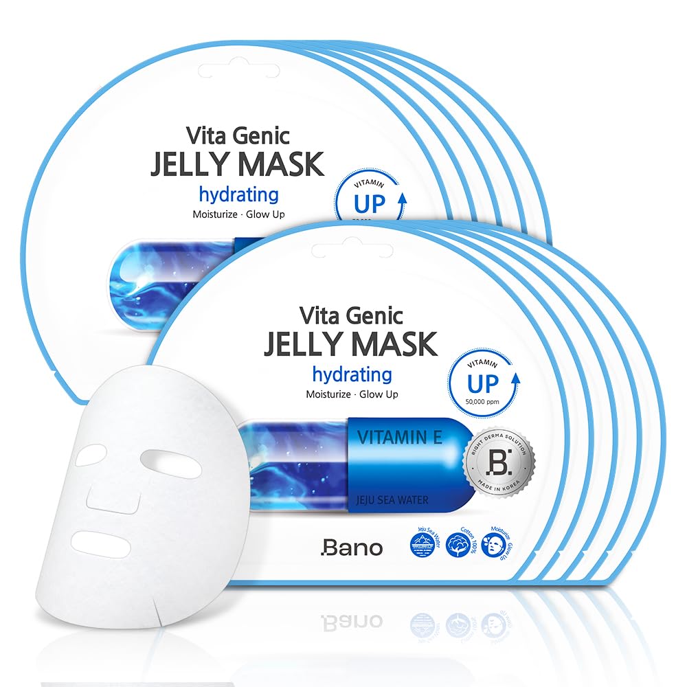 Bano Vita Genic Jelly Hydrating Sheet Mask | Korean Face Mask | 20EA