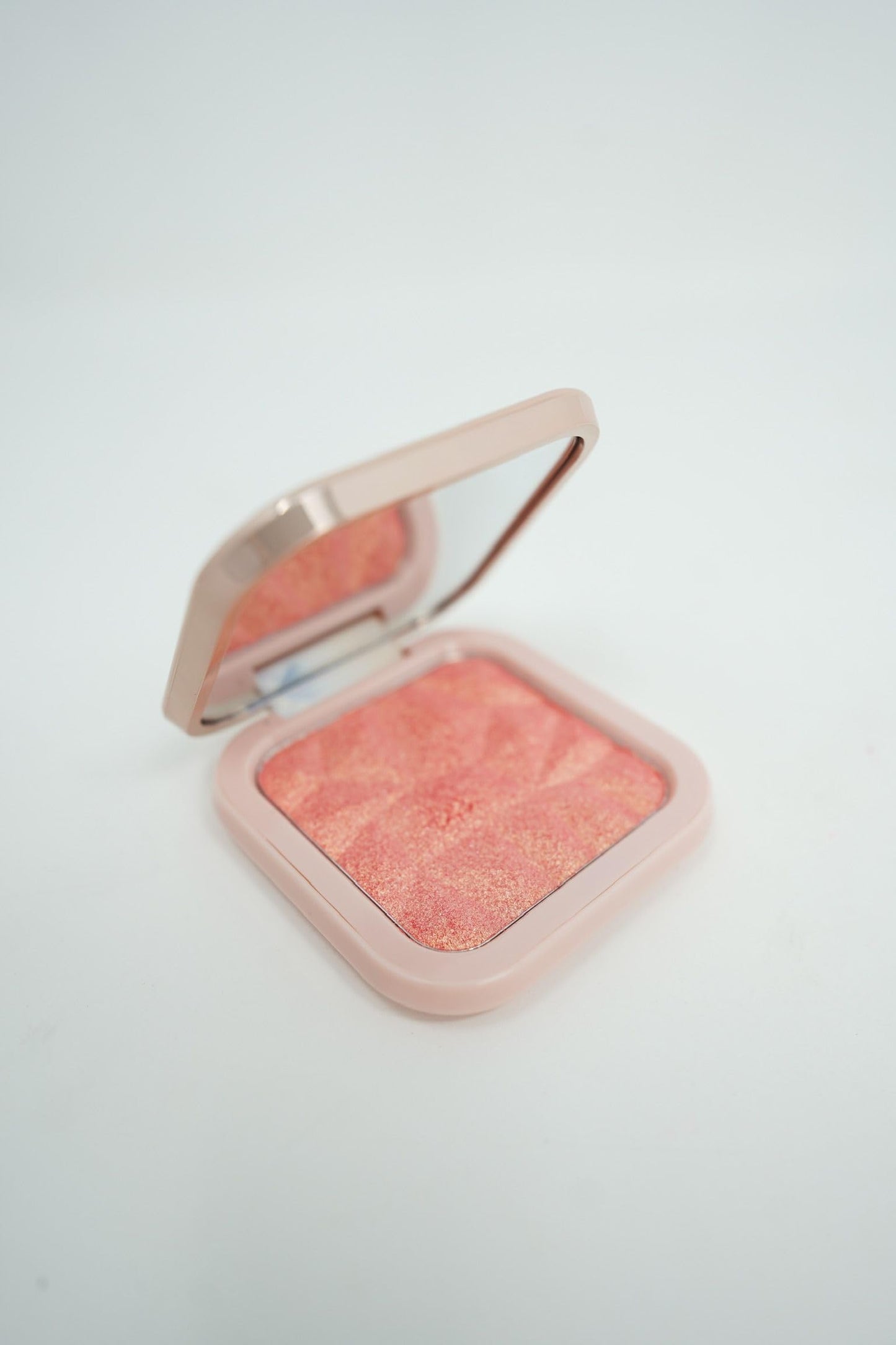 Sunshine & Glitter Highlighter Shimmer Compact - Coral Gold