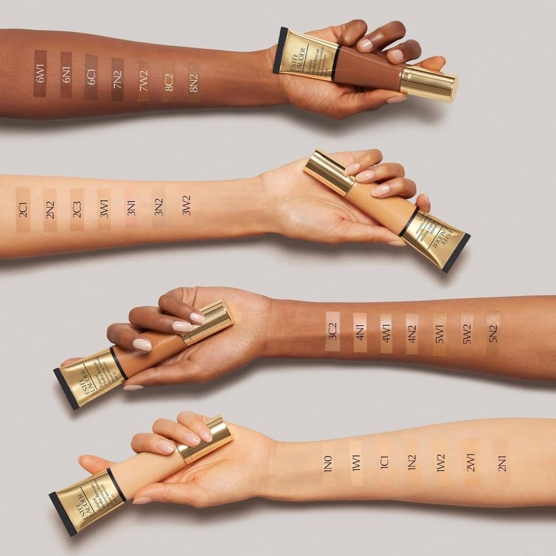 Estée Lauder Futurist Hydra Rescue Moisturizing Foundation Makeup SPF 45 for a 12-Hour Glow, 1.2 Fl Oz, 3W1 Tawny