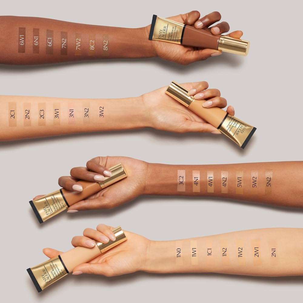 Estée Lauder Futurist Hydra Rescue Moisturizing Foundation Makeup SPF 45 for a 12-Hour Glow, 1.2 Fl Oz, 2C3 Fresco