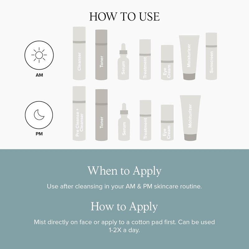DRMTLGY Neutralizing Toner - Calming, pH Balancing Hydrating Facial Toner for All Skin Types | 6.3 fl oz