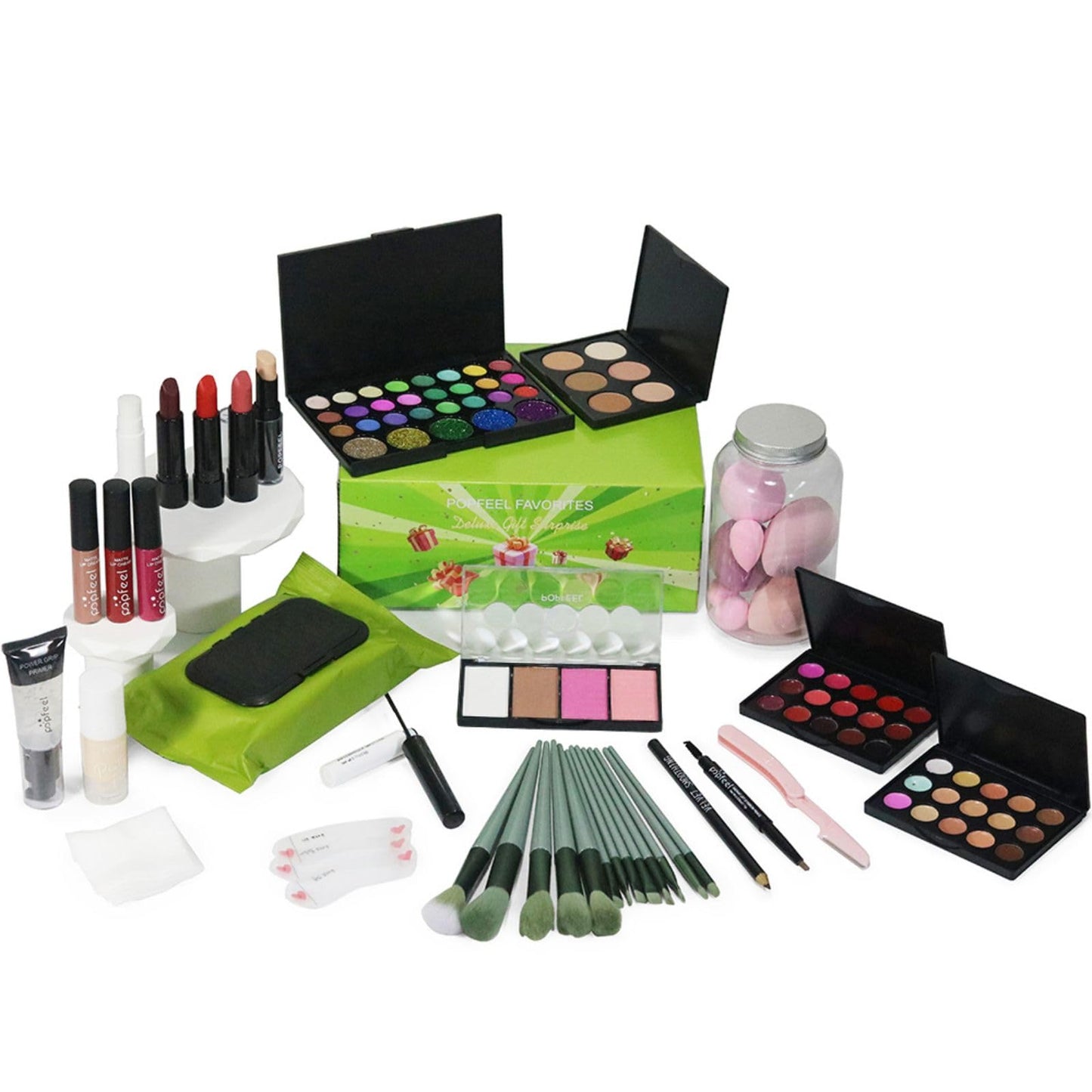 Melearch Makeup Set Box, Festival Surprise Assortment Gift with Professional Makeup Products, Cosmetics Set Party Favors for Women Girls Teenager, Vegan & Cruelty-Free, Set E