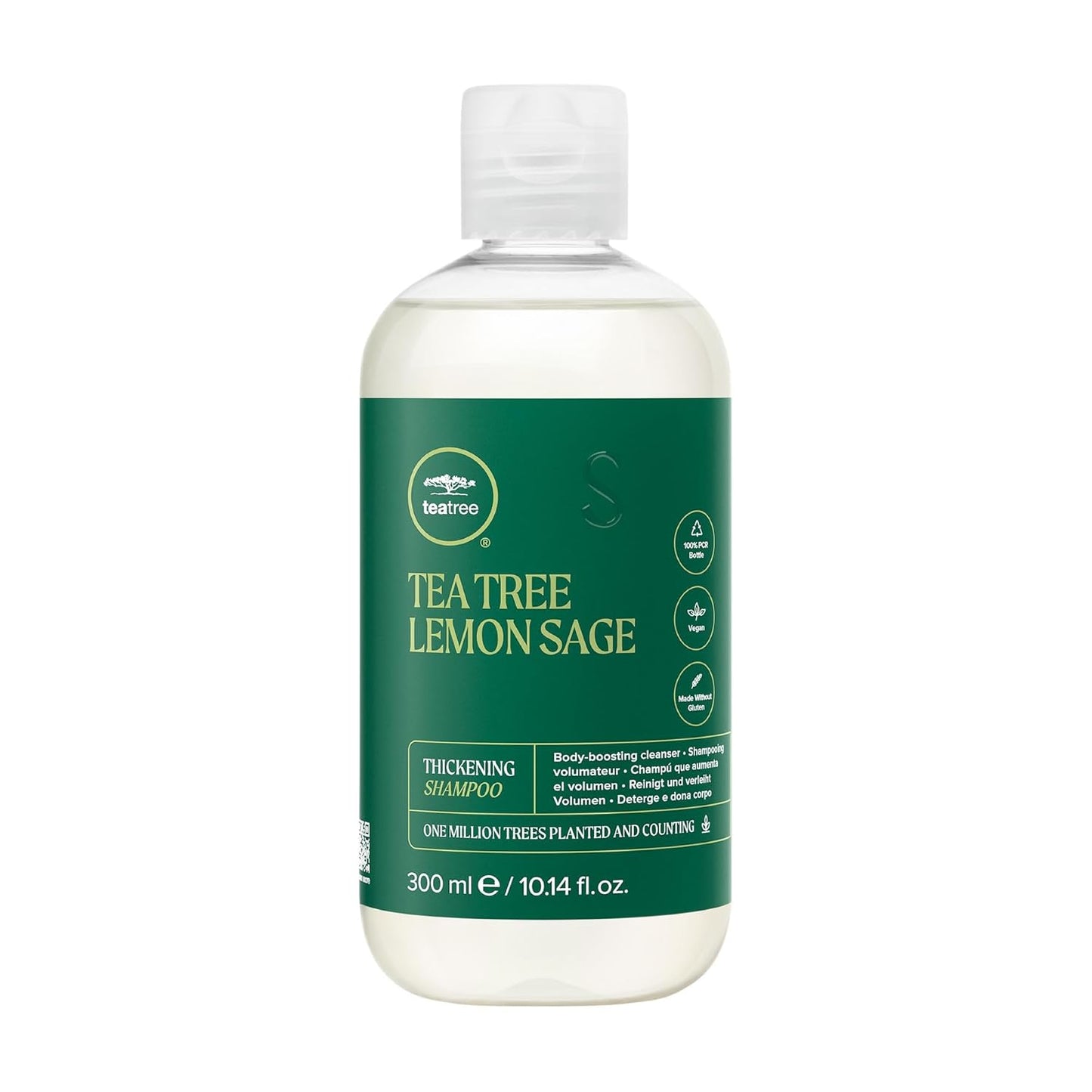 Tea Tree Lemon Sage Thickening Shampoo - Boost Volume & Body for Fine Hair | 12 oz