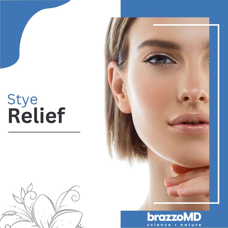 BrazzoMD StyeRx Eyelid & Lash Wipes for Stye Relief | 60 Count Box