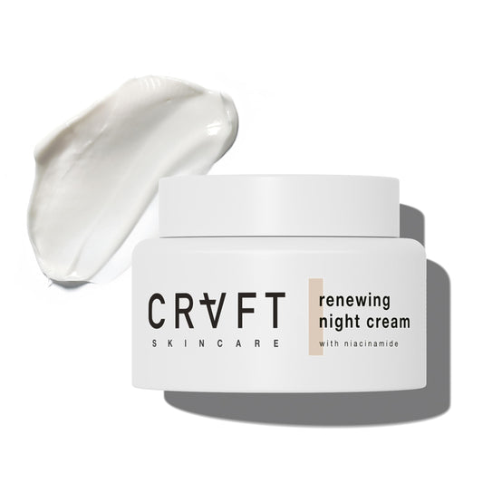 Hair Craft Co. Night Cream Moisturizer for Face 1.5oz – Hydrating for Face Anti-Aging, Wrinkle Prevention, & Nighttime Skin Renewal - 30 Day Supply