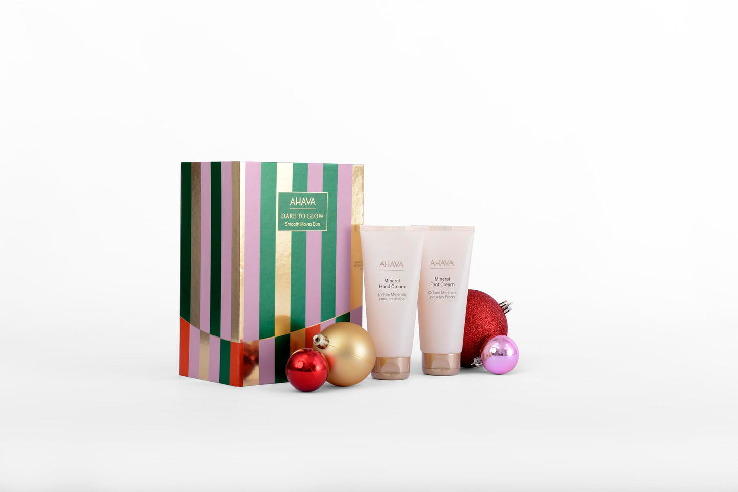 AHAVA Smooth Moves Duo – Includes Mineral Hand Cream 100ml & Mineral Foot Cream 100ml – Hydrating Skincare Set for Soft, Nourished Hands & Feet