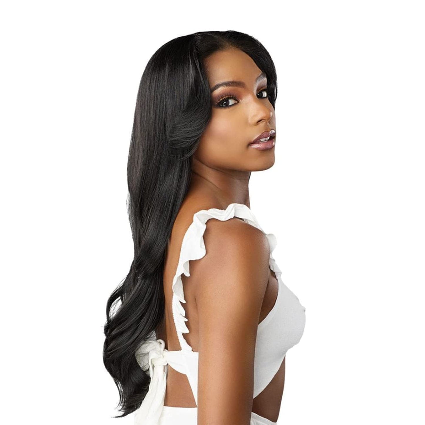 Sensationnel Dashly Wig - Unit 27 Non Lace Cap Ready to Wear Ear to Ear Lacepart Synthetic (2 DARKBROWN)