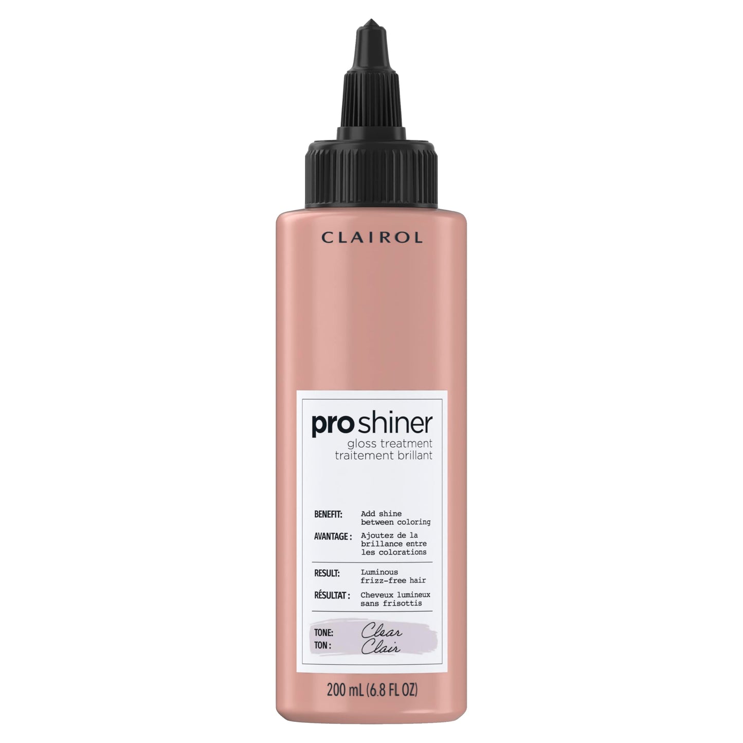 Clairol Pro Shiner Gloss Treatment | Magnificent Shine and Conditioning | Luminous, Frizz-Free Hair | 6.8 fl oz