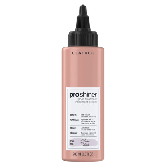 Clairol Pro Shiner Gloss Treatment | Magnificent Shine and Conditioning | Luminous, Frizz-Free Hair | 6.8 fl oz