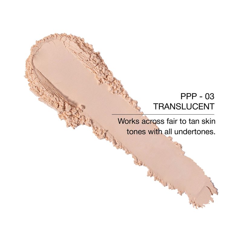 KimChiChic Beauty Puff Puff Pass Set and Bake Setting Powder for Makeup, Extra Fluffy Loose Face Powder Poof, Soft Natural Face Makeup for Uneven Skin Tone, 03 Translucent