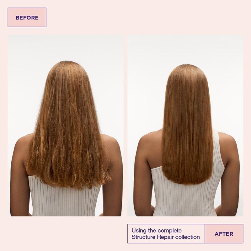 Maria Nila Structure Repair, Strengthening & Nourishing Shampoo For Damaged & Chemically Treated Hair, Algae Extract Rebuilds, Revitalizes & Repairs Hair, 100% Vegan & Sulfate/Paraben free, 11.8 Fl Oz