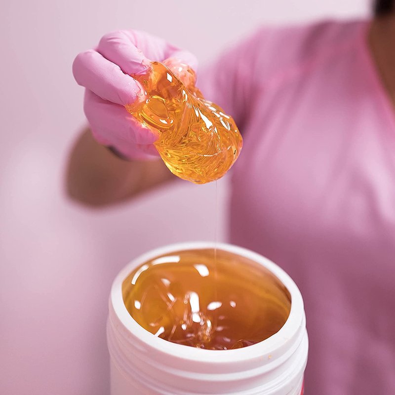 Hard Sugaring Paste for Bikini & Brazilian Waxing | Plastic Applicator Included