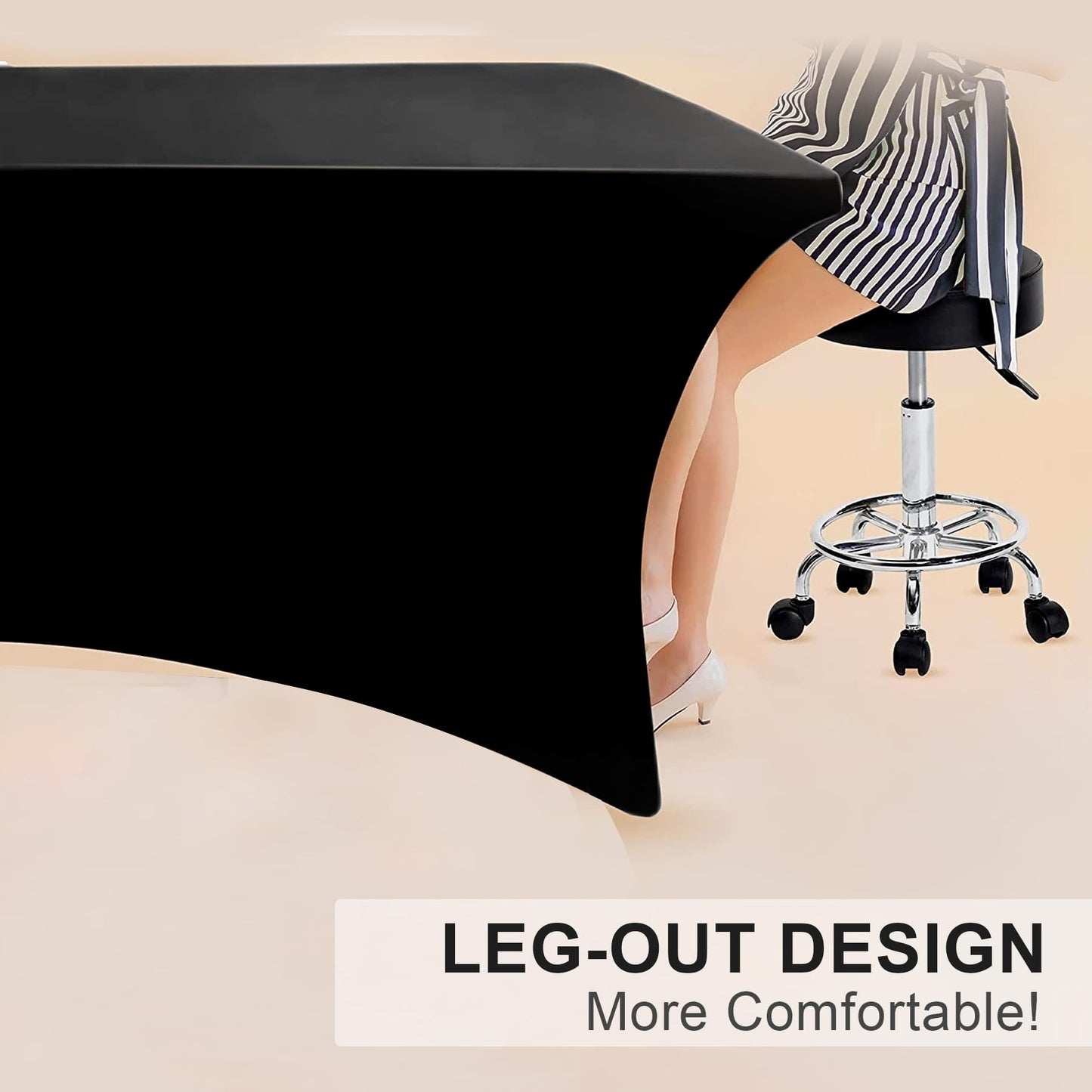 Lash Bed Cover, Wipeable PU Leather Massage Table Cover Waterproof Spa Bed Topper Suitable for More Salon Beauty Beds