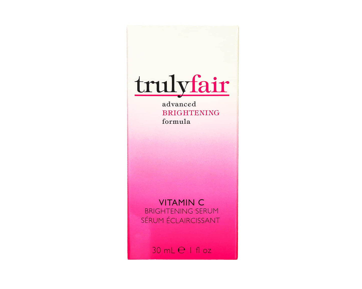 Truly Fair Face Brightening Kit – Vitamin C Serum 1 oz & 7% Glycolic Acid Concentrated Cream 1.7 oz - Skincare Kit- Anti-Aging - Moisturizing formula - Paraben-free - For women