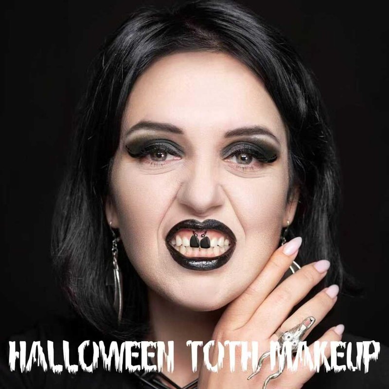 Black Tooth Paint - Professional Black Out Teeth Makeup for Cosplay & Halloween | Quick Dry, Realistic SFX