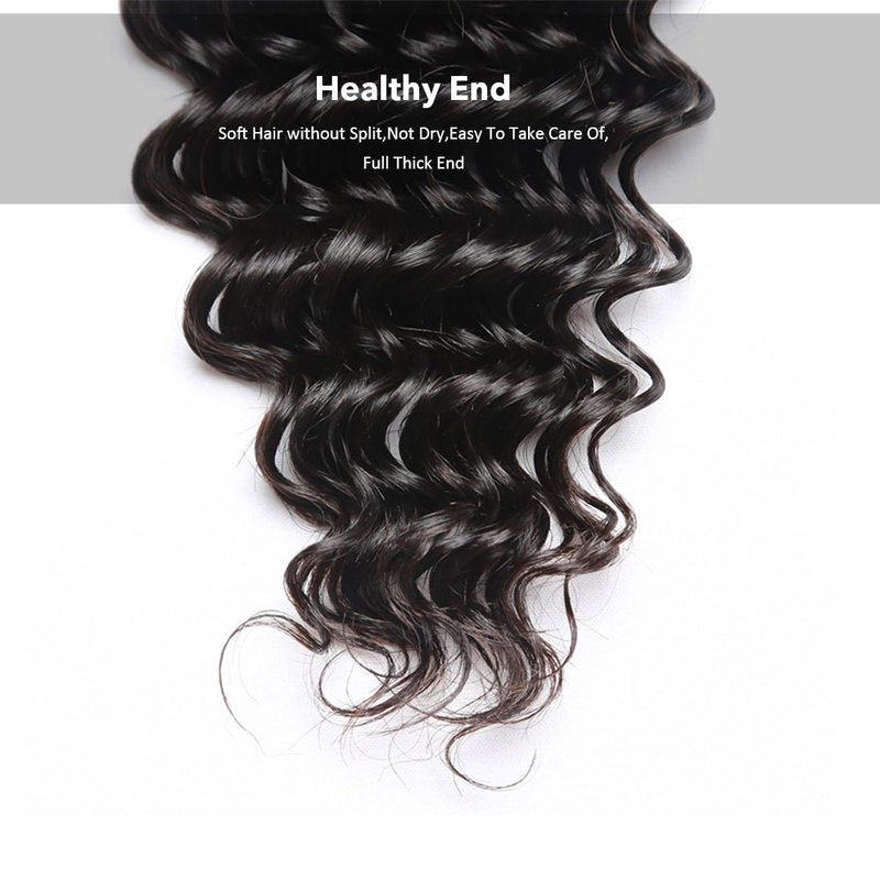 FASHION LINE 4 Bundles Deep Wave Short Bob Style Ombre 1B/27 Virgin Human Hair Bundles 50g Two Tone Honey Blonde Brazilian Hair Weave 8”