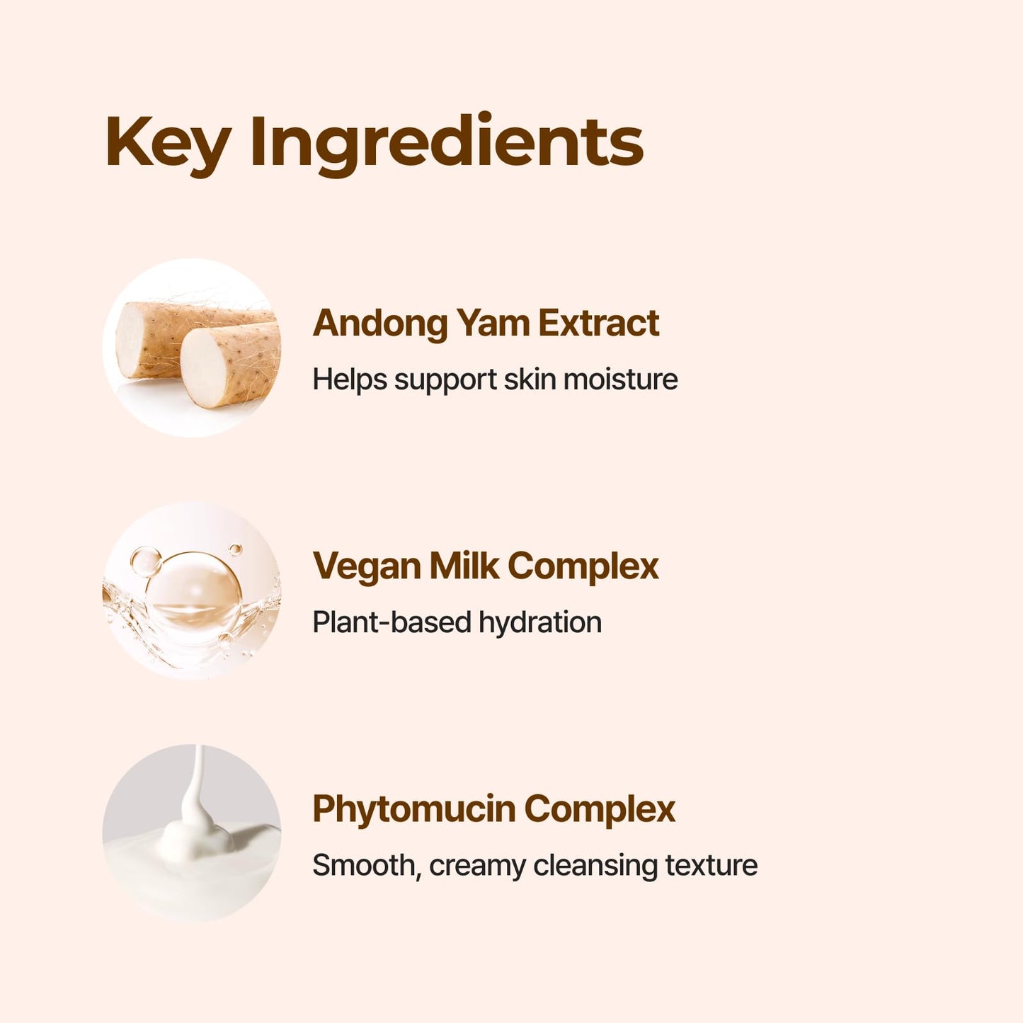IsNtree Yam Root Vegan Milk Cleanser | Korean Facial Cleanser with Yam Root | Hydrating Milky Cleanser for Sensitive Skin, Gentle & Creamy, 7.43 fl oz