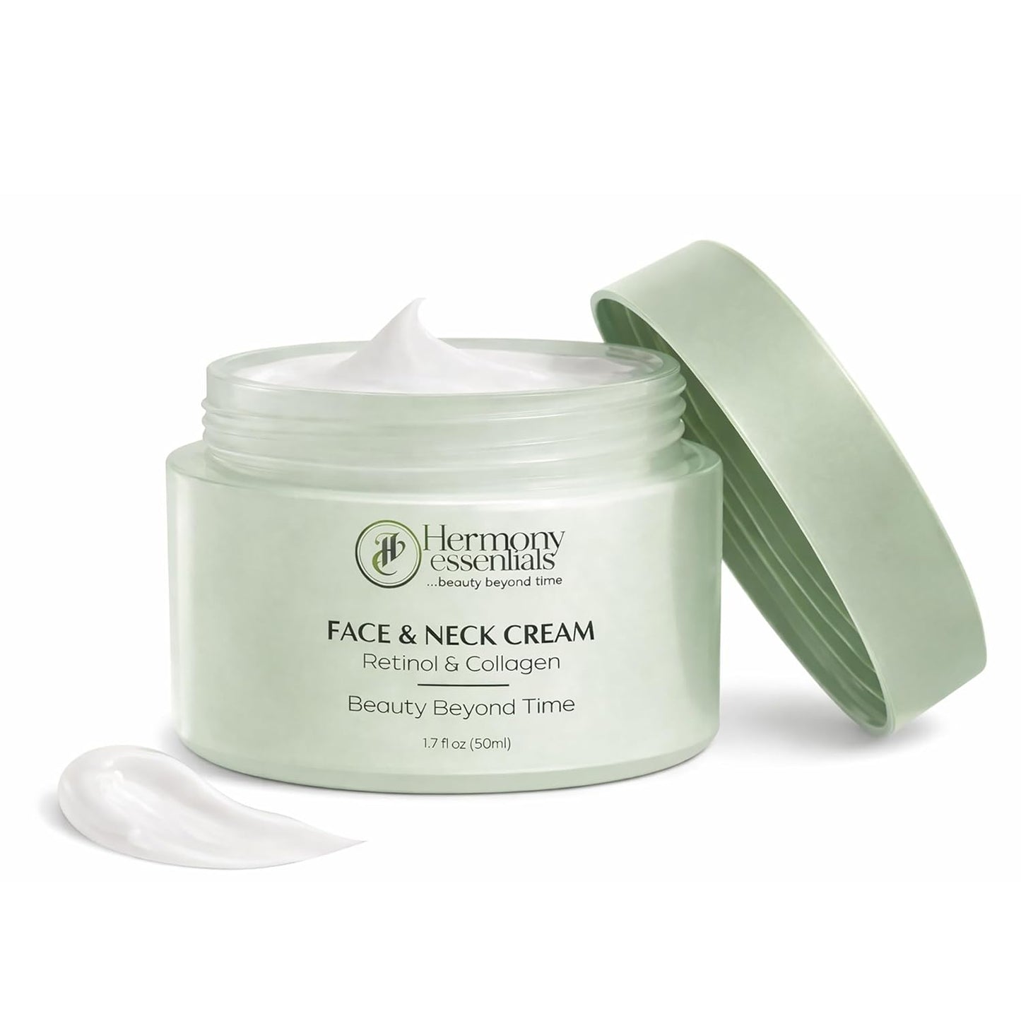 Collagen Retinol Hyaluronic Acid Cream - Anti-Aging Daily Moisturizer for Face & Neck | Lightweight, Fast-Absorbing, 1.7 fl oz