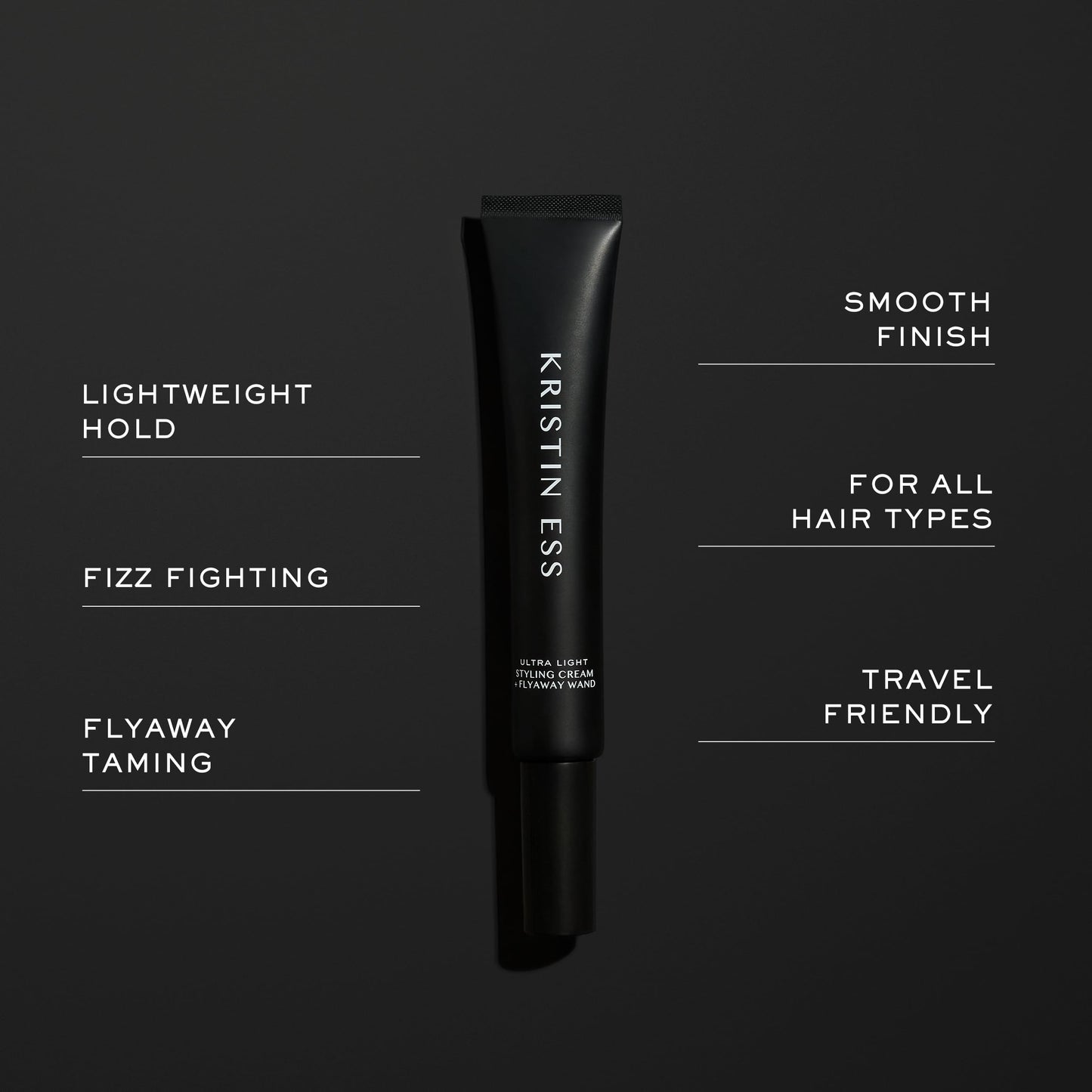 Kristin Ess Styling Cream Taming Wand for Portable Smooth Frizz, Tame Fyaways & Style Edges - Lightweight Hold, Vegan, Color Safe, Silicone Free Women's Styling Product
