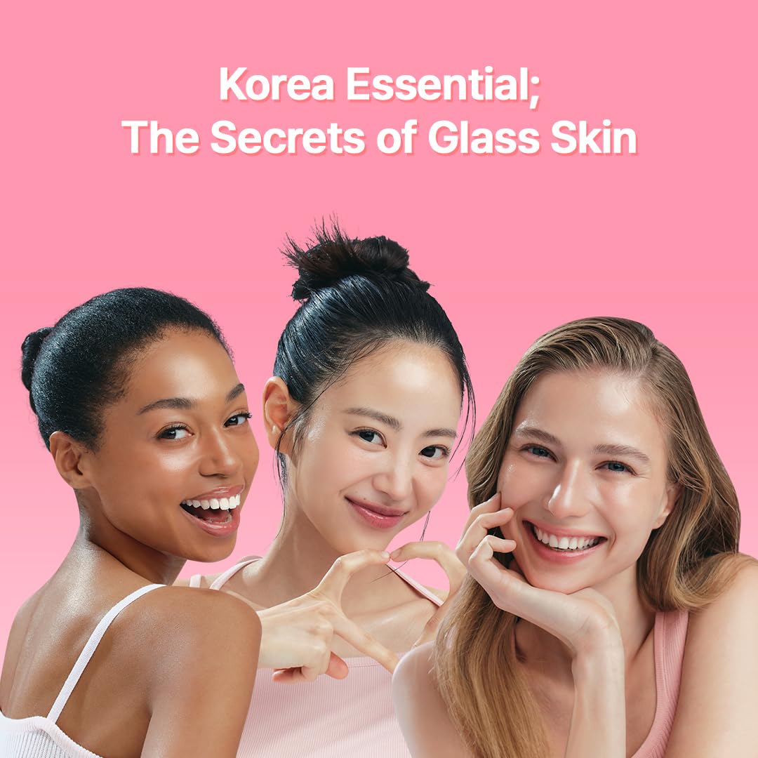 Hanskin Hyaluron Glow Sheet Mask – Korean Hydrating Face Mask with Hyaluronic Acid, Rosehip Extract & Madecassoside for Plump, Calm & Dewy Skin | Moisturizing Glass Skin Serum Mask | 10EA