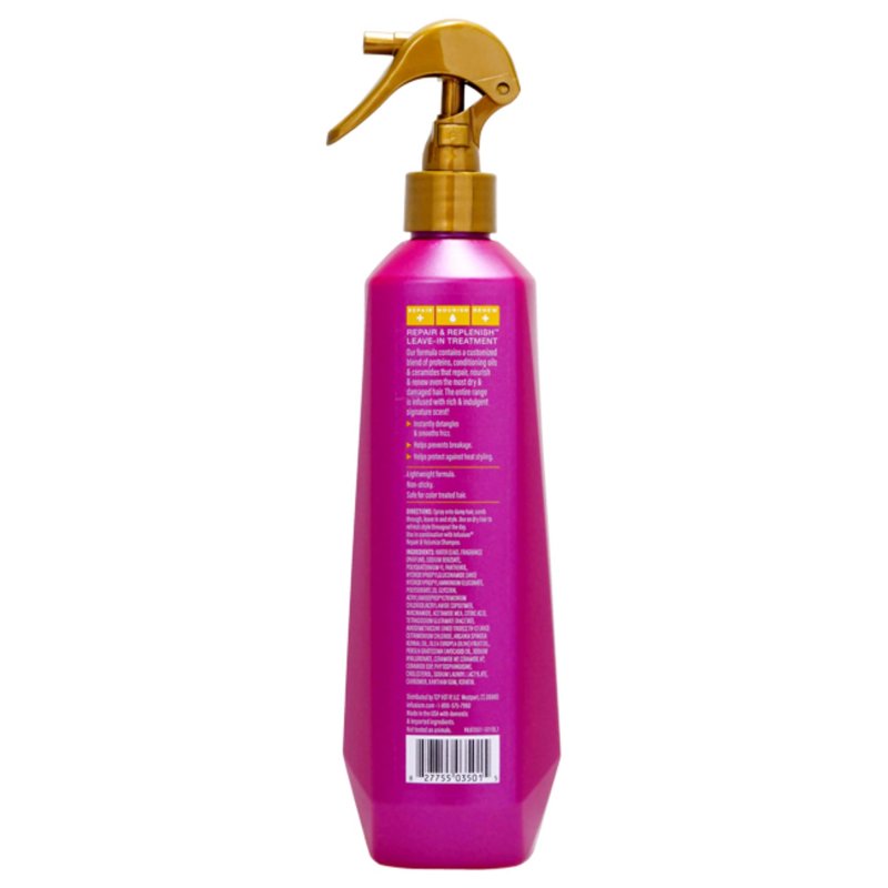 Infusium Repair and Replenish Leave-In Treatment - Hair Spray with Niacinamide, Argan Oil, and Ceramides - Strengthens and Nourishes - 11 oz