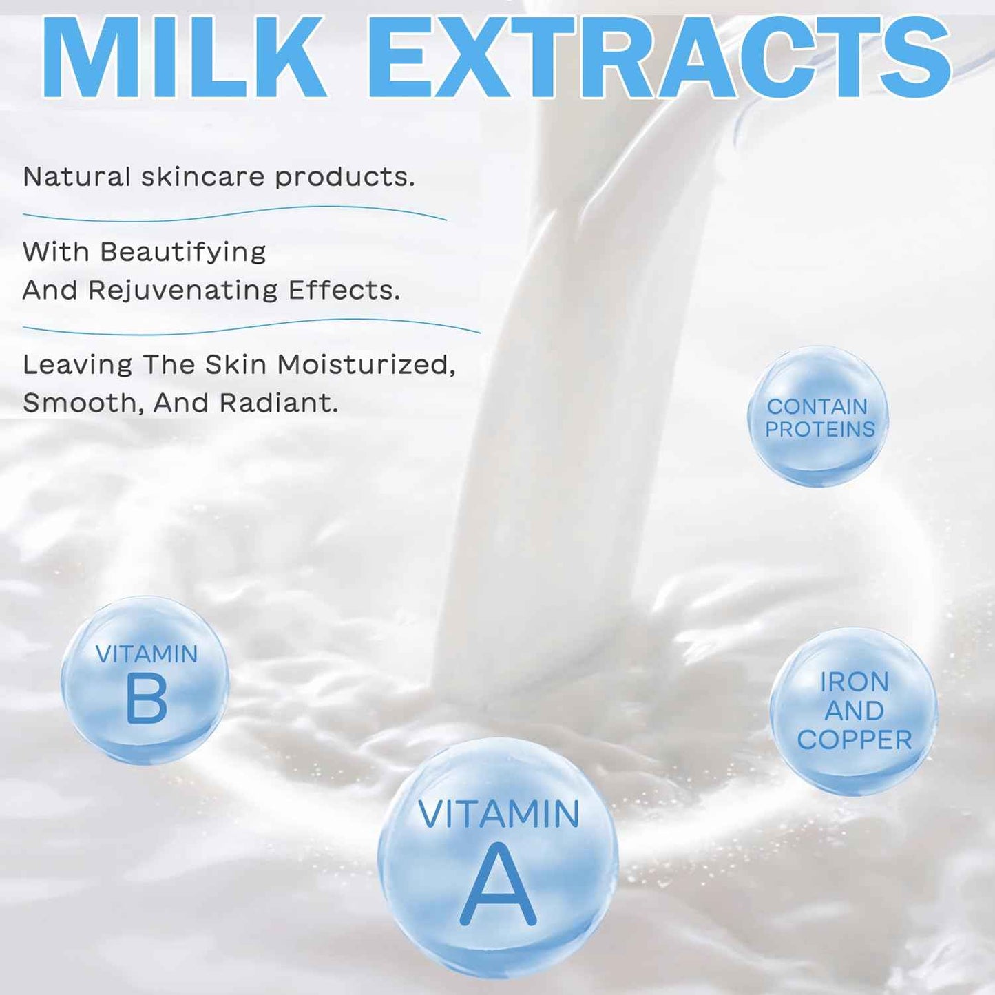 Milk Skincare Set for Kids & Teens,Milk Skin Care For Girls 10-12,5 IN 1 Skin Care For Kids,Kids Skincare Set For Girls Ages 8-12,Moisturizing & Gentle Skin Care For Kids Teens Facial Gifts Sets