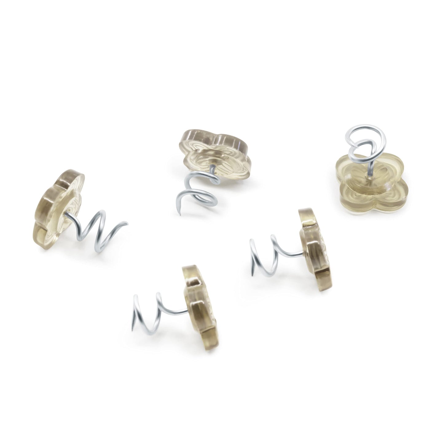 Dritz Home 44204 Twist Pins with Decorative Heads, Smoke Tint (10-Piece)