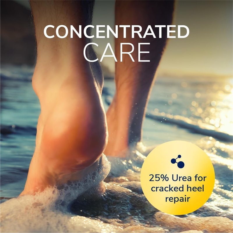 Dr. Scholl's Heel Repair Balm - 25% Urea for Cracked Feet | 2.5oz, Moisturizing & Soothing Epsom Salt, 3-Pack