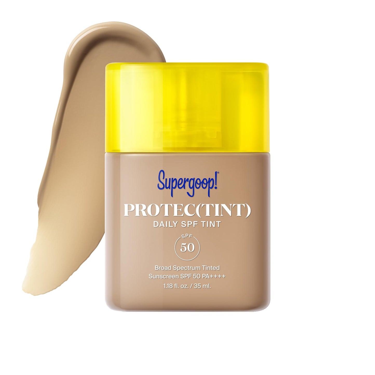 Supergoop! Protec(tint) Daily Skin Tint SPF 50 - 26W - Light, Buildable Coverage for Immediately Smooth, Even-Looking Skin - Natural Finish