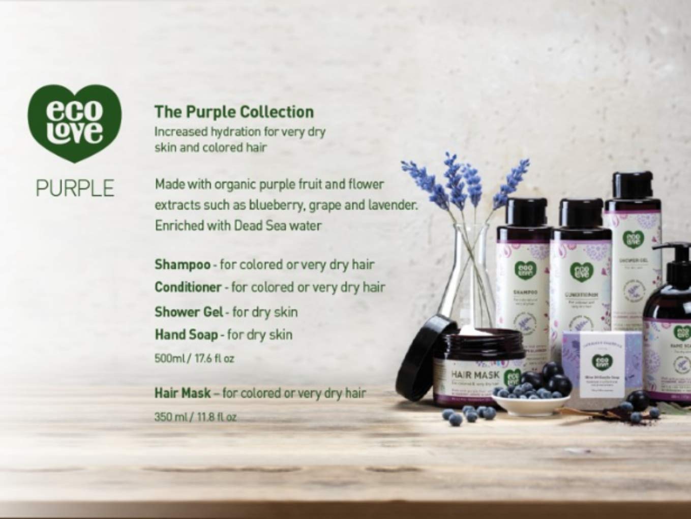 Natural Lavender Extract Hair Mask Bundle - Nourishing Conditioner & Shampoo for Dry, Damaged Hair