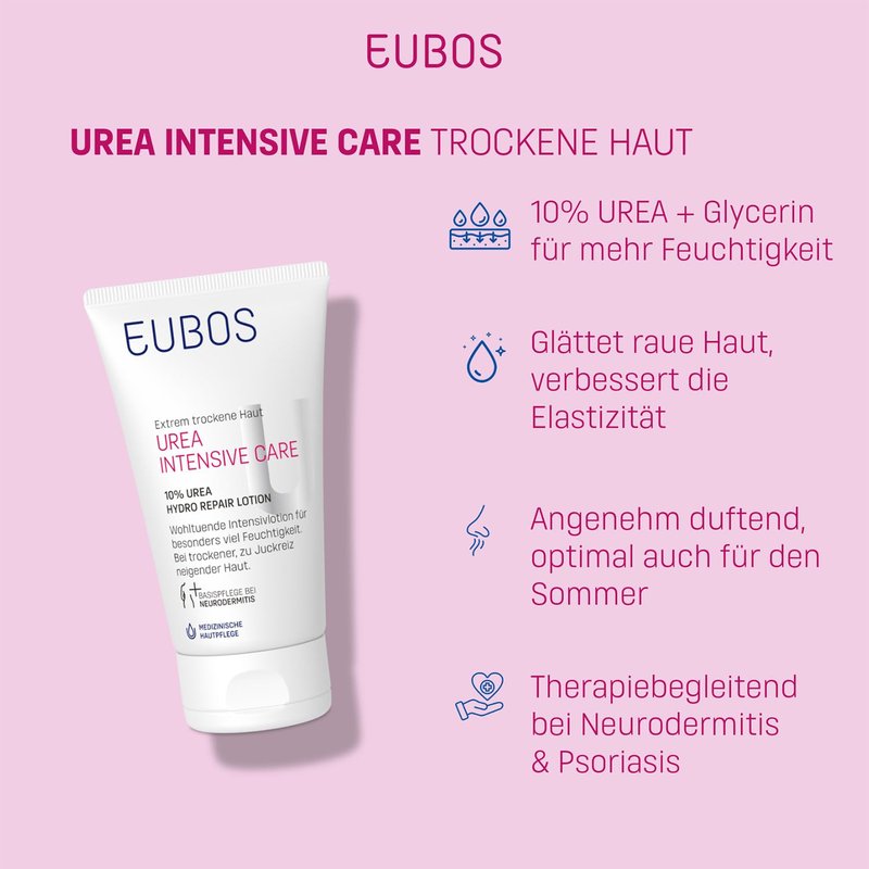 EUBOS 10% Urea Hydro Repair Body Lotion - Deep Moisturizing for Dry Skin | 200ml
