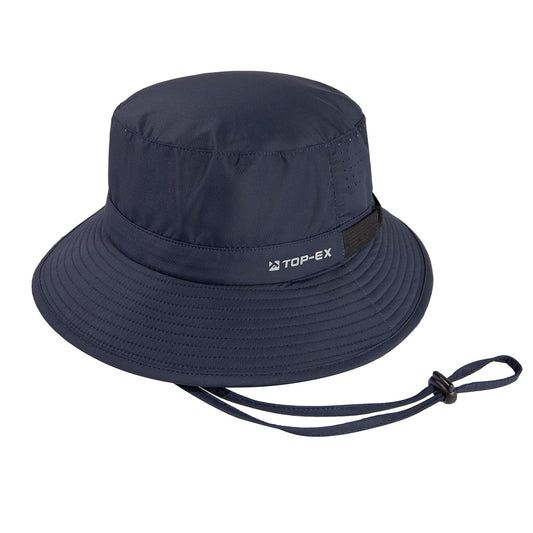 Mens Wide Brim Golf Bucket Cooling Sun Hat L XL Extra Large Size UV Protection Boonie Sunhat Summer Hiking Outdoor Fishing SPF50 Navy Blue