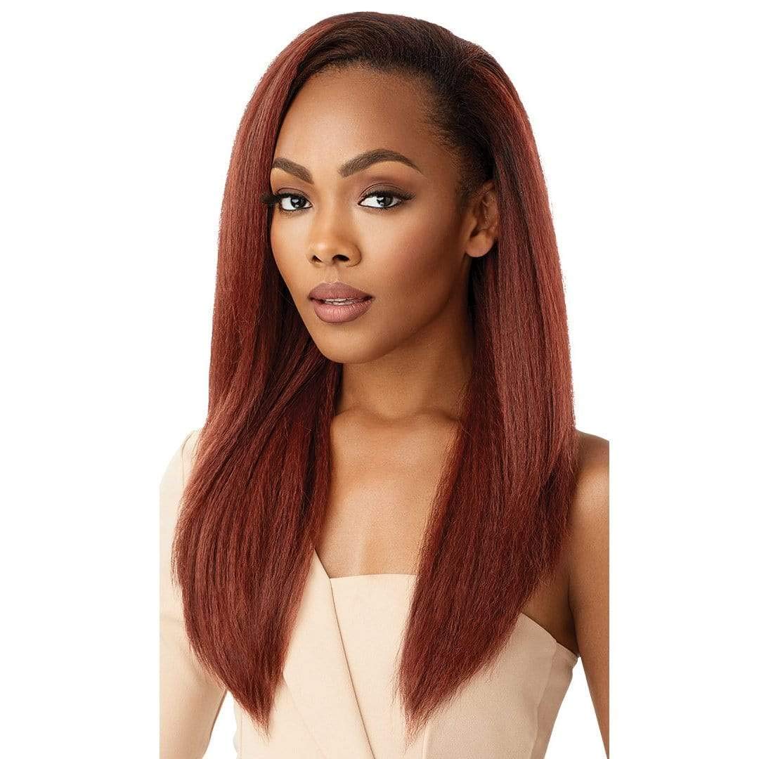 Outre Quick Weave Self Styled in 60 Seconds Neesha Soft & Natural New Half Wig Cap Laysflat Requires Less Leave Out NEESHA H302 (S1B/30)