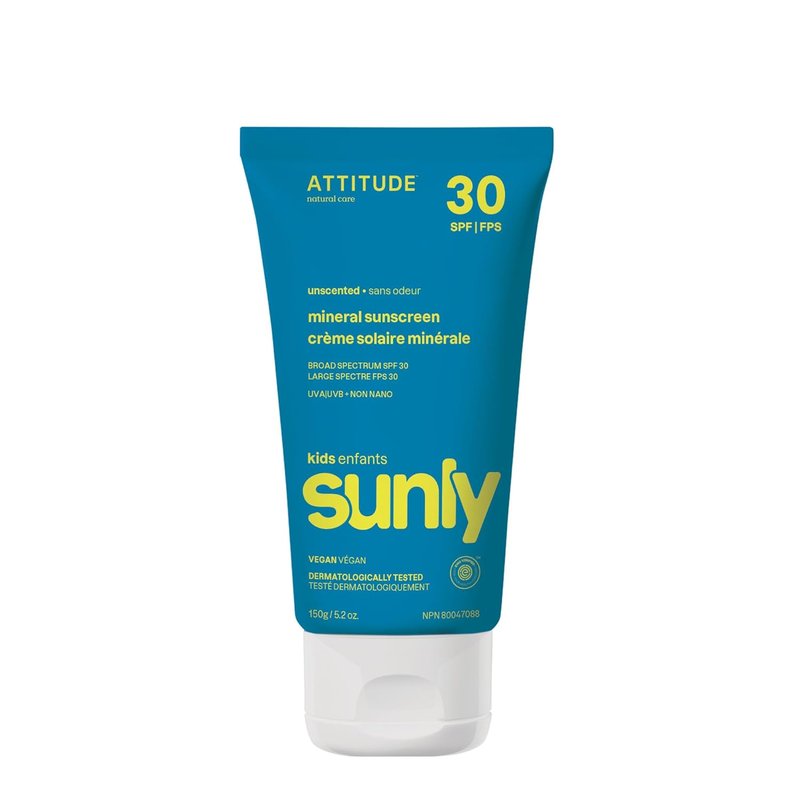 Mineral Sunscreen for Baby & Kids - EWG Verified, SPF 30, Unscented, Plant-Based Formula | 5.2 Oz