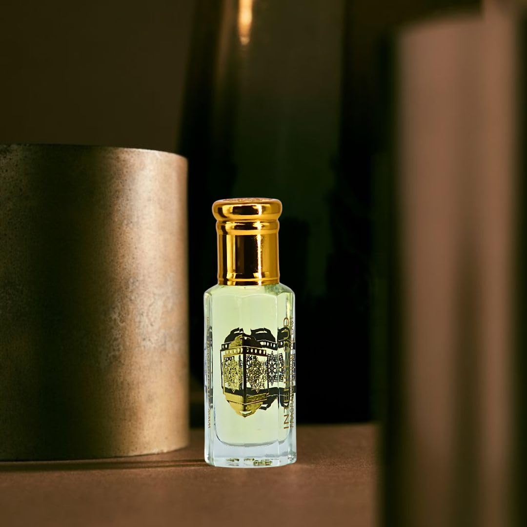 INTENSE OUD Woody Vanilla Long Lasting Arabian Perfume Oils for Women 12ML (0.40 OZ) Concentrated Perfume Oil with Sweet Vanilla, Soft Sandalwood & Rich Oud – Fragrance Oil in Black Gift Box