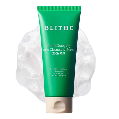 BLITHE AHA BHA Cleanser - Deep Pore Cleanser and Pore Minimizer, Exfoliant for Face, For Clogged Pores, 5.07 Fl Oz