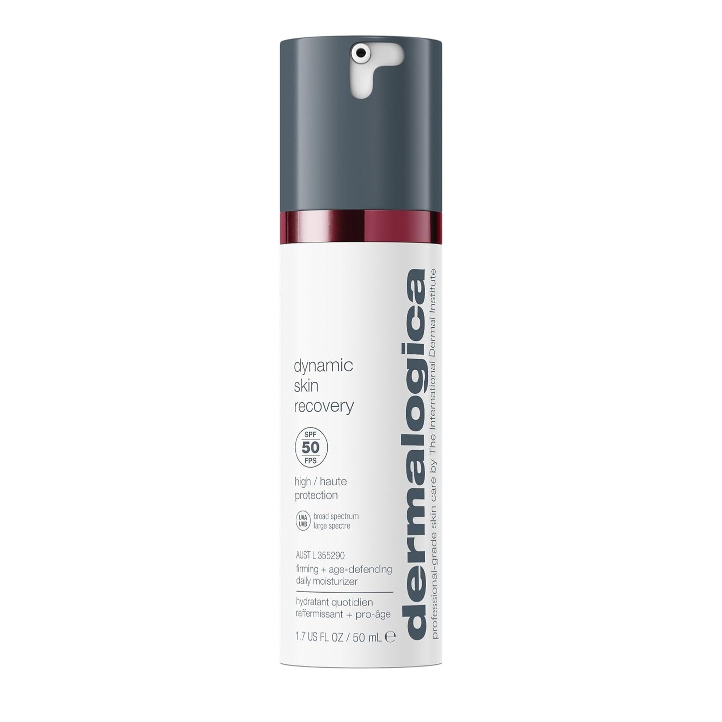 Dermalogica Dynamic Skin Recovery SPF 50 | Anti-Aging Face Sunscreen Moisturizer - Medium-Weight, Non-Greasy Formula