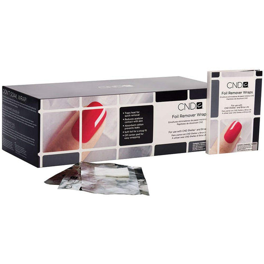 CND Foil Remover Wraps, 250 Pack