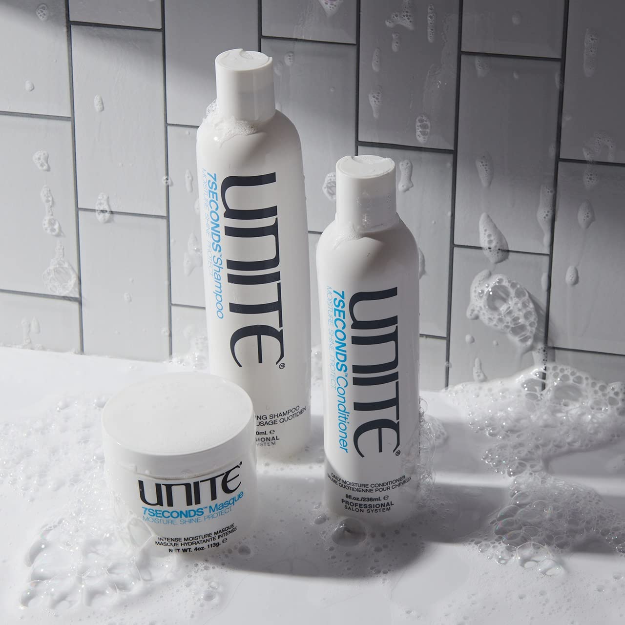 UNITE Hair 7SECONDS Conditioner | Hydrating, Repairing & Protective Daily Conditioner with Shea Butter & Argan-Infused Oil | 8 Fl Oz