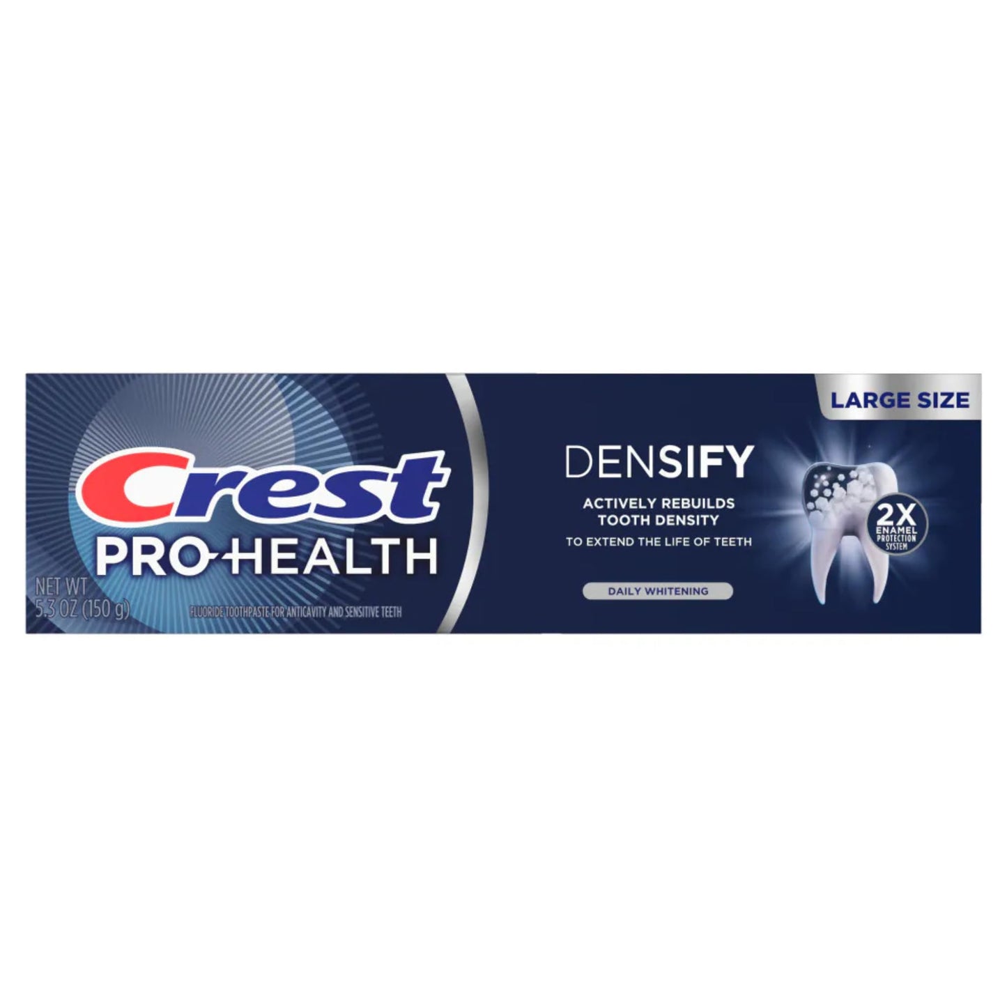 Crest Pro-Health Densify Toothpaste, Daily Whitening 5.3 Oz (Pack of 3)