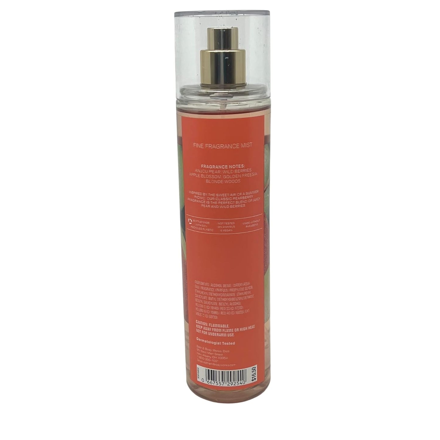 Pearberry Fine Fragrance Mist - Refreshing Scent for All-Day Wear | 8 oz / 236 mL