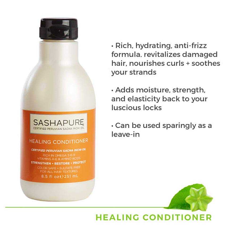 Sashapure Healing Conditioner, 8.5 Oz
