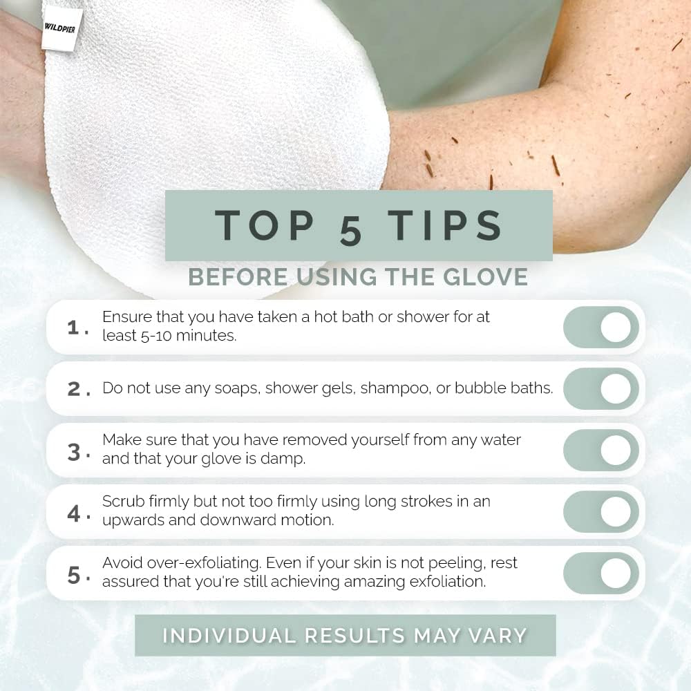 Deep Exfoliating Glove & Konjac Sponge Bundle | Soft & Effective Skin Care