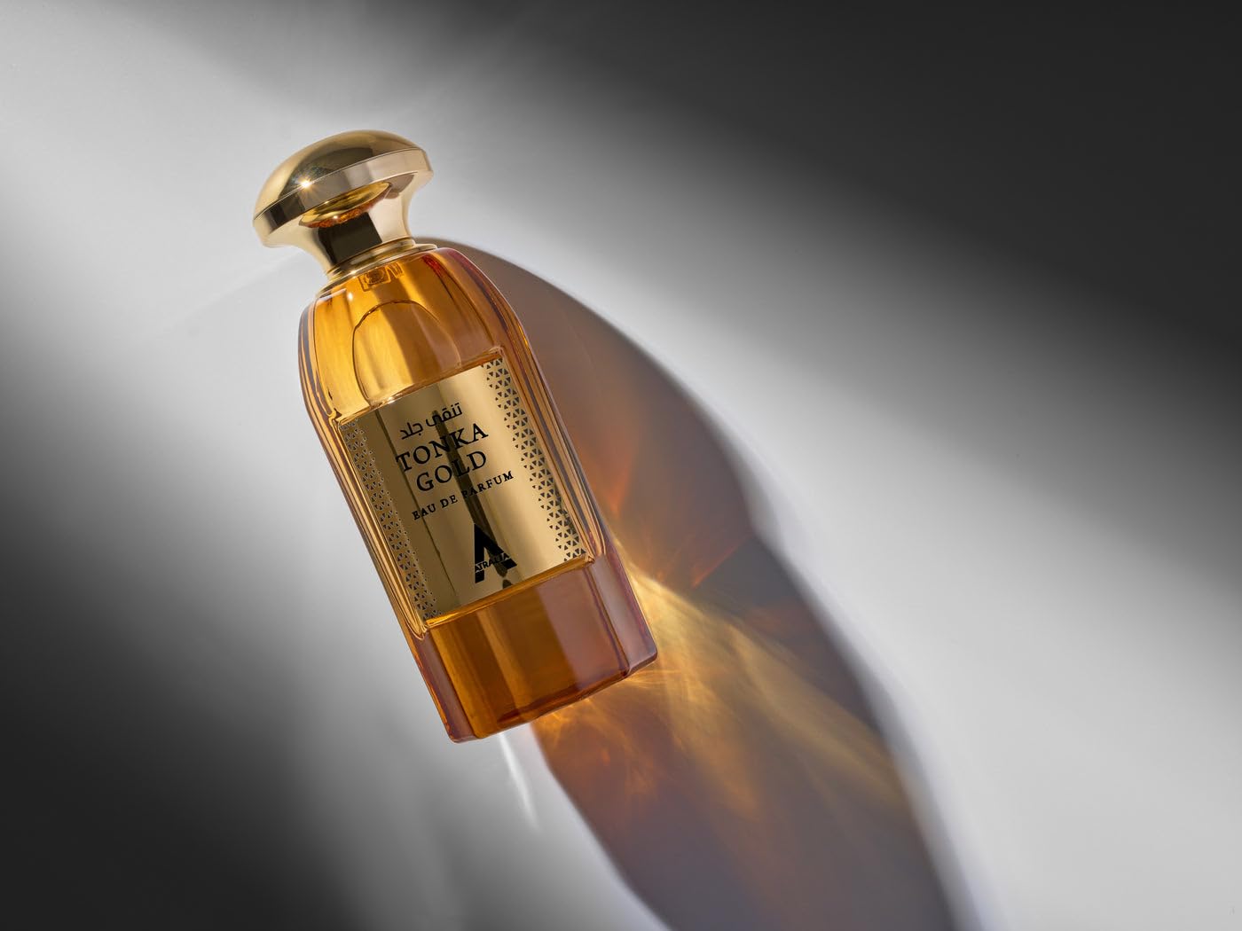 Atralia Tonka Gold Eau De Parfum Unisex 100Ml 3.4Oz - Luxurious and Long Lasting Fragrance With Top Notes Of Cognac, Cinnamon and Plum
