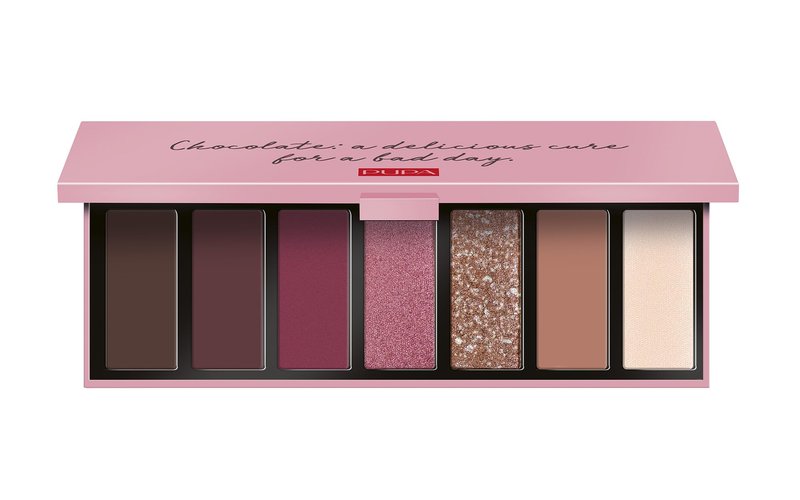 Pupa Milano Zero Calorie Chocolate Eyeshadow Palette - 002 Ruby Chocolate for Women - 0.329 oz Eye Shadow