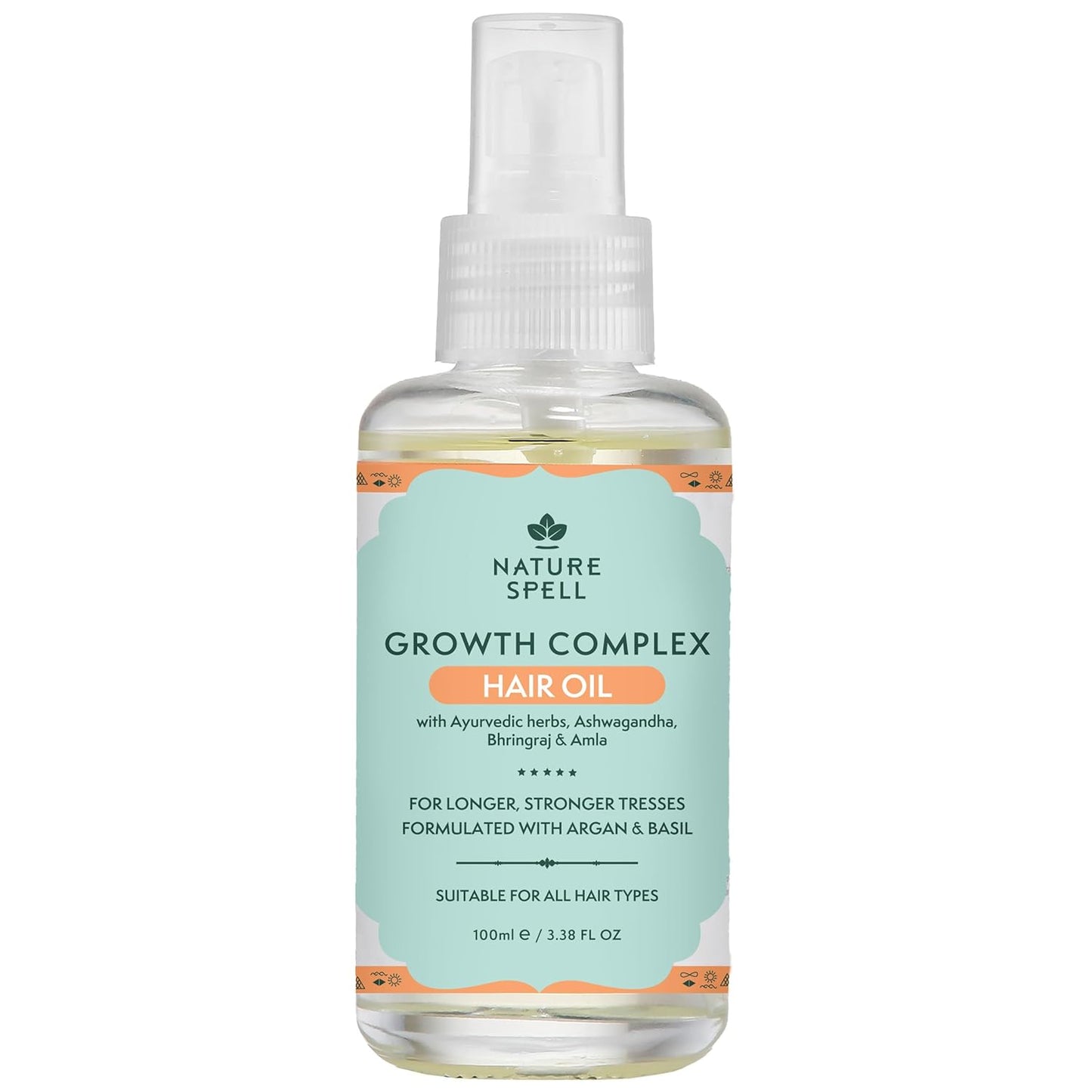 Lightweight Hair Oil - Nourishing Frizz Control & Heat Protectant | Hydrates & Strengthens All Hair Types, 3.38 Fl Oz