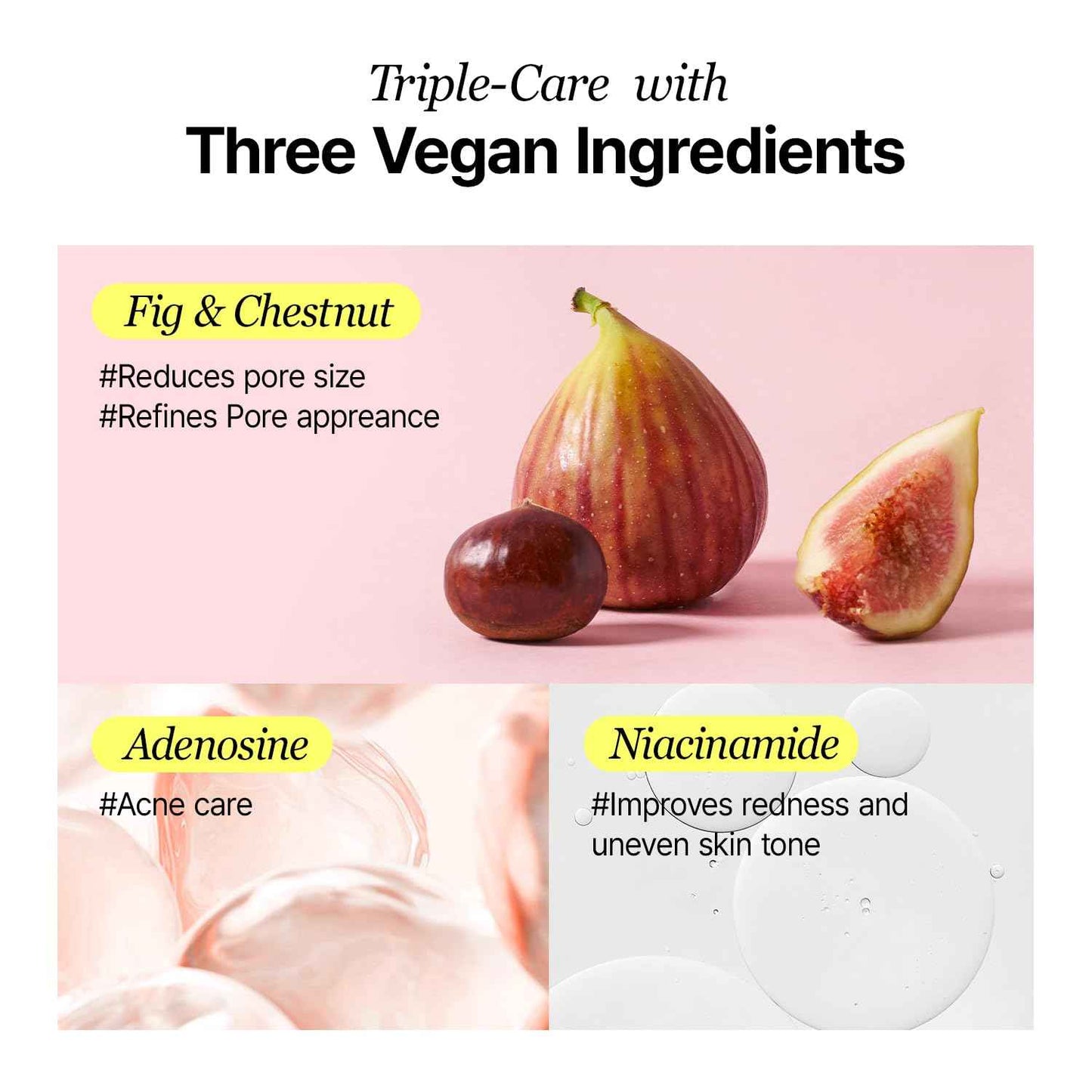 VEGANIFECT Pore Refining Ampoule, Pore Tightening, Reduce Sebum, Korean Skin Care, Vegan, 1.69 Fl Oz